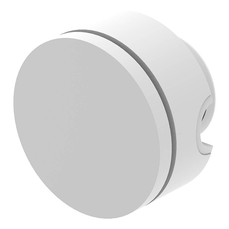 Brenk, Point de fixation pour verre Ø 50mm, plastique, blanc pur