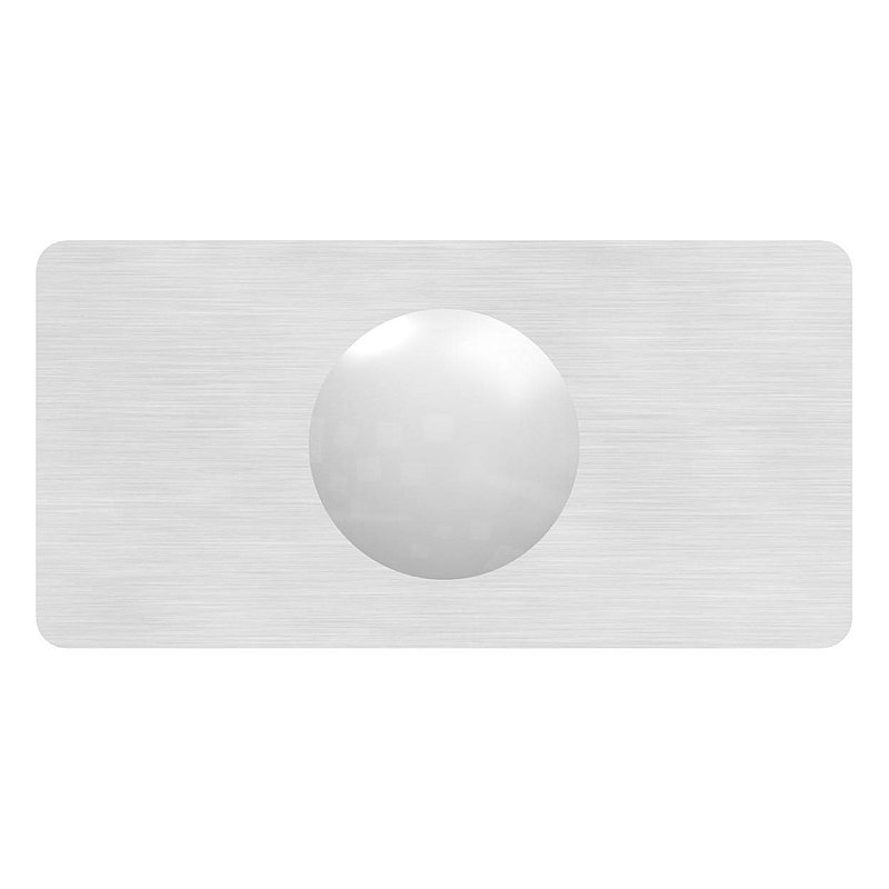 Aligneur de parois en verre pour garde-corps avec ép. de verre : 20,76 - 21,52mm