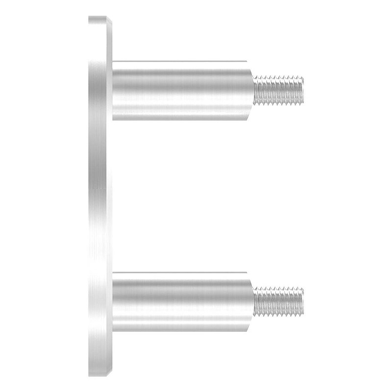 Wandbefestigung für Geländerpfosten 42,4mm, V2A