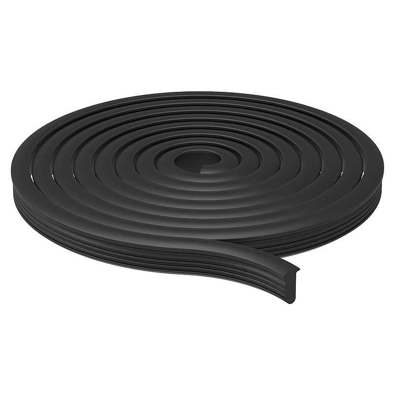 Abschlussdichtung, EPDM, 25m, schwarz
