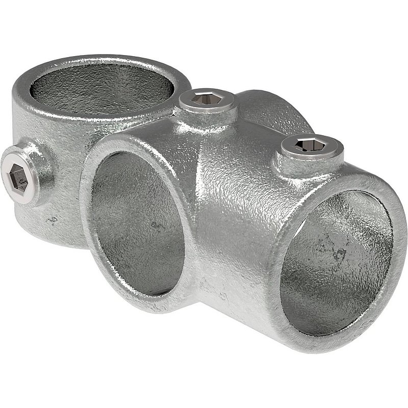 Kreuzstück, mit T-Stück, für Rohr Ø 48,3mm
