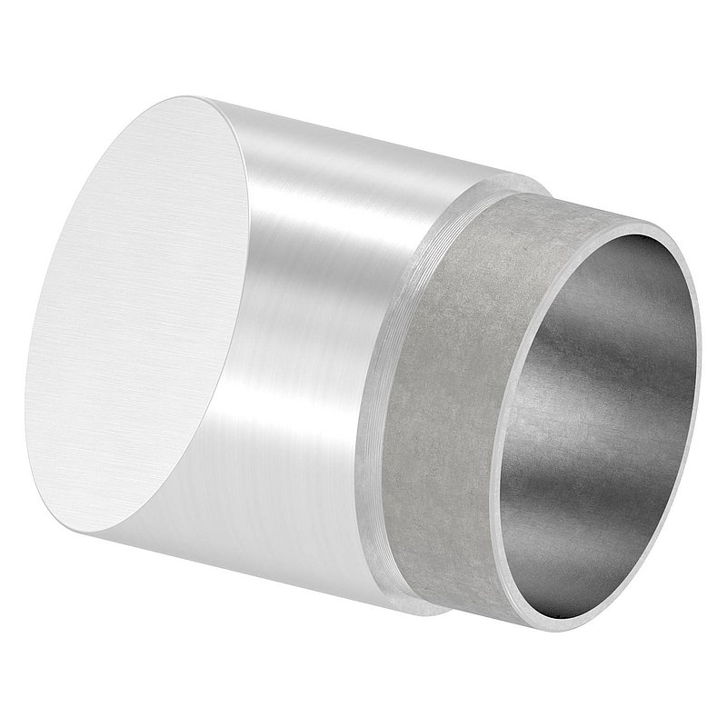 Endbogen 45°, für Rohr 60,3x2,0mm, V2A