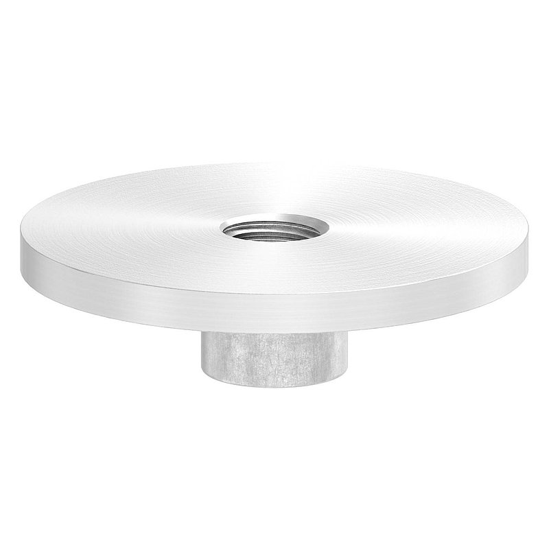 Plate, Ø 48.3mm, for welding on, AISI304