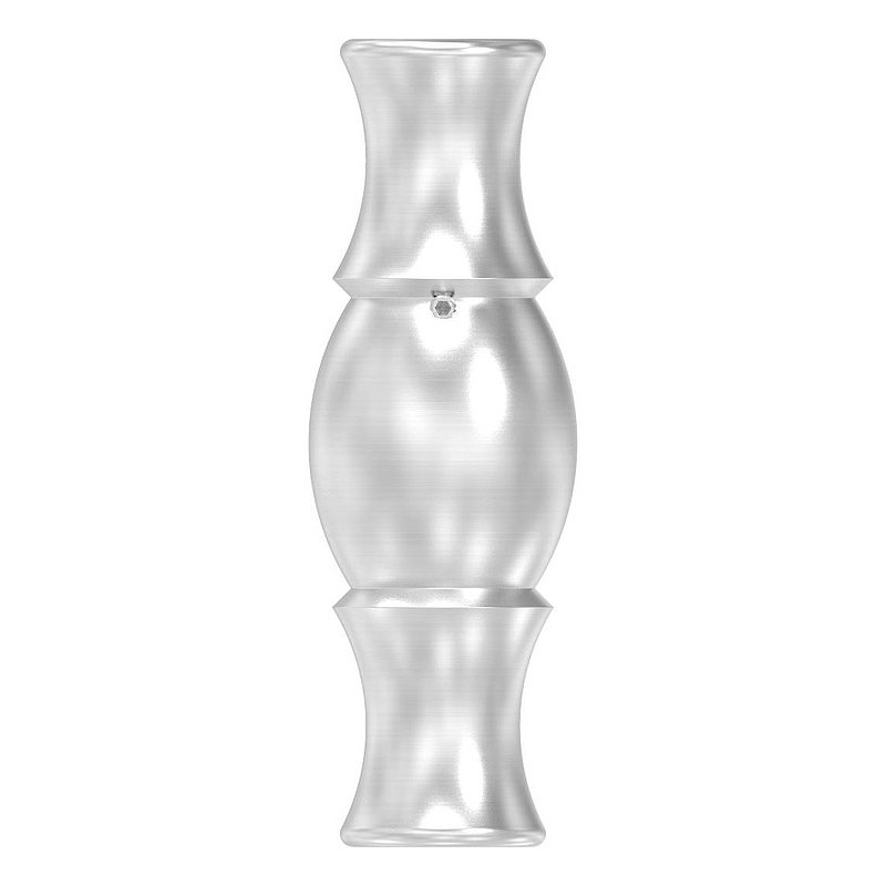Douille décorative avec trou de passage Ø 12,5mm, V2A