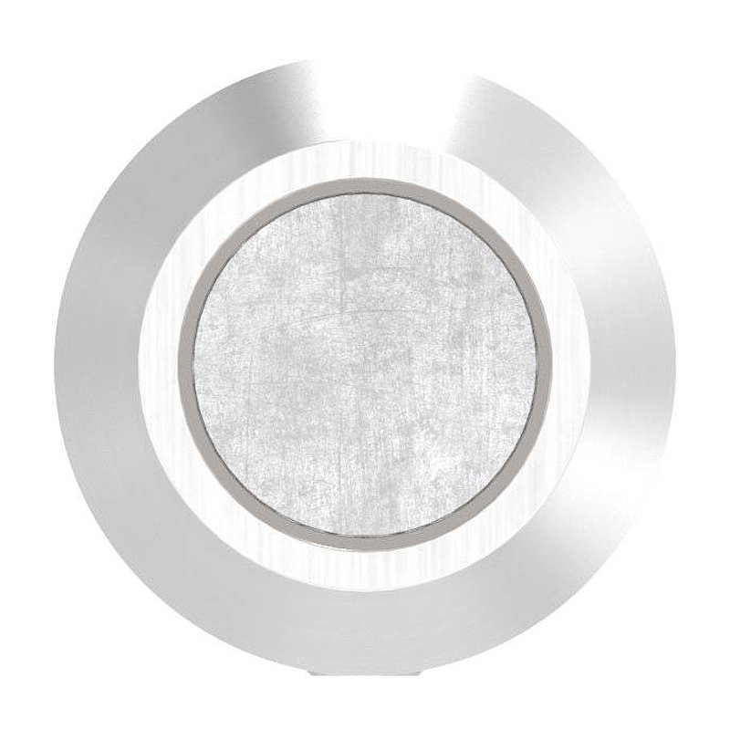 Support de lisse transversale (à insérer en extrémité de fer), racc. droit, trou borgne 12,2mm, V2A
