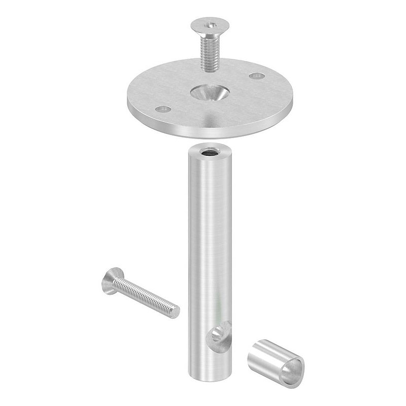 Deckenhalter für Laufschiene, V2A