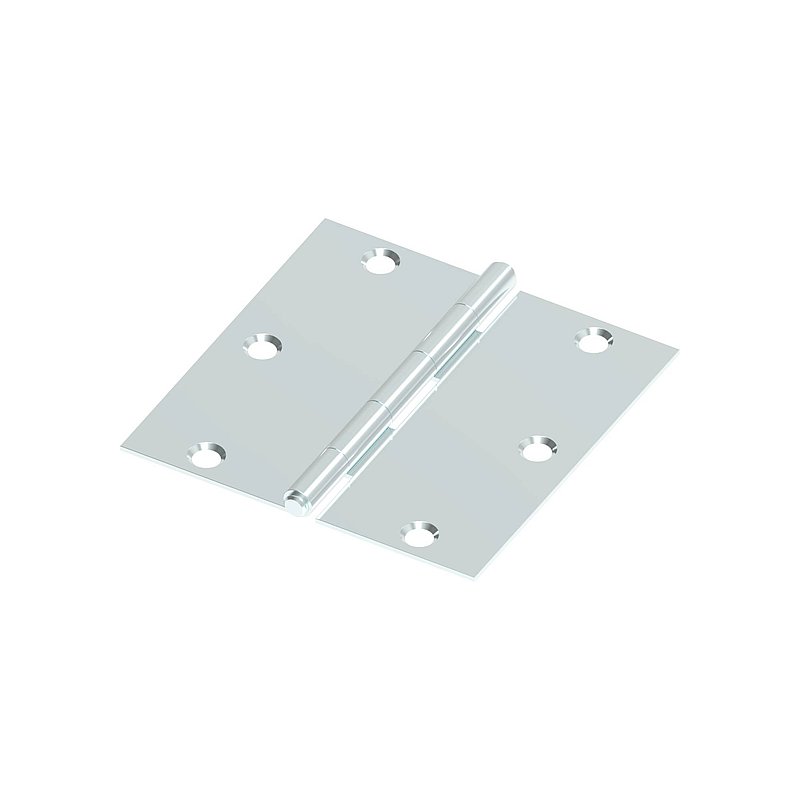 Scharnier 80x80mm mit festem Zapfen