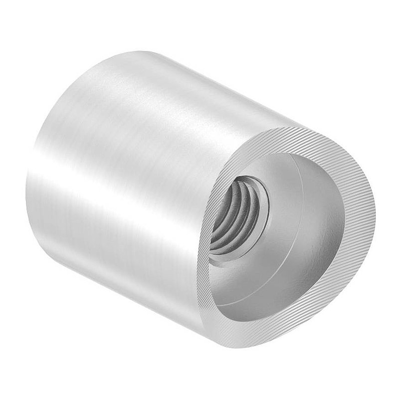 Wall bracket for tube 48.3mm, L: 25mm, AISI304
