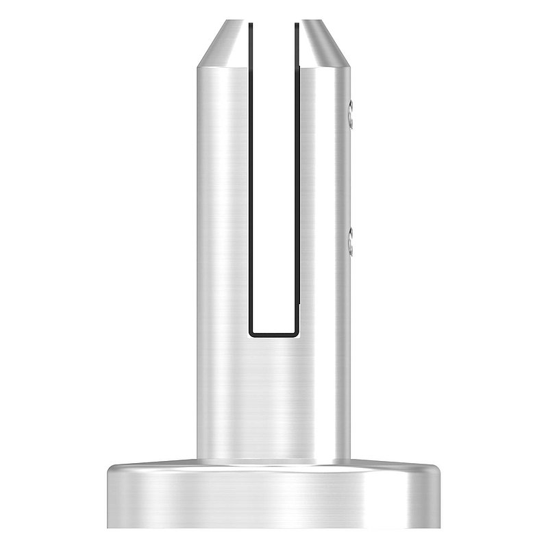 Bodenglashalter rund, für Glas 12 - 12,76mm, V4A