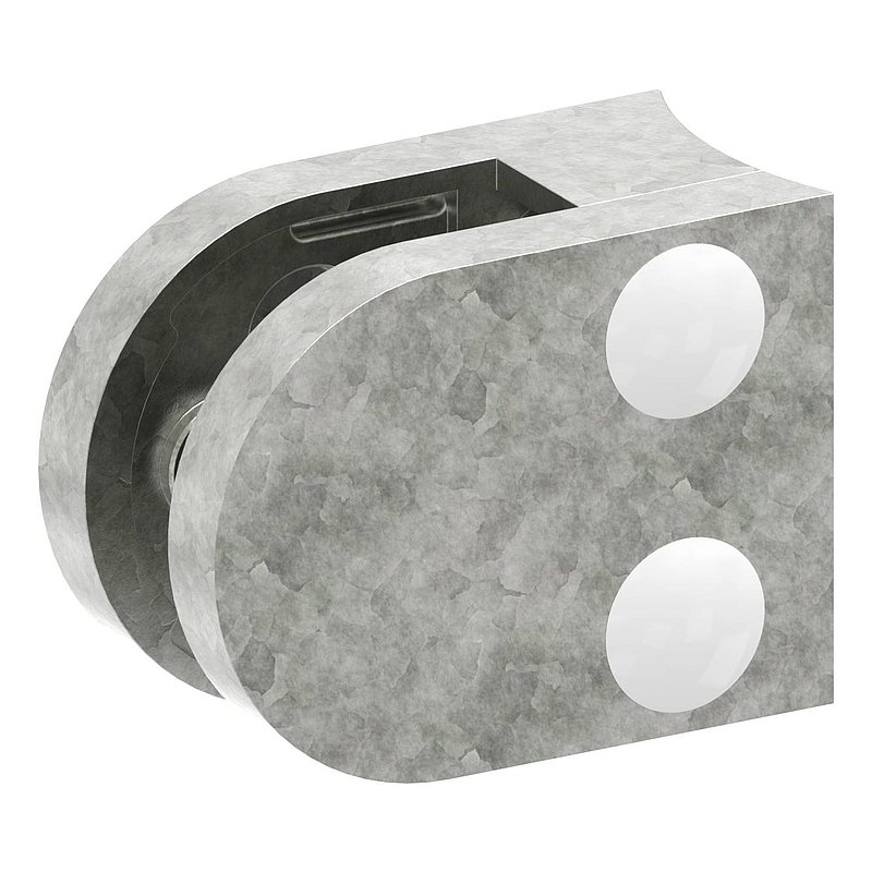 Pince à verre modèle 30, jonction: 60,3mm, zinc brut