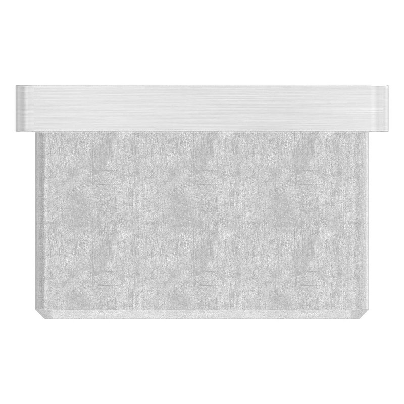 Einsteckkappe mit M8 Gewinde, für Rohr 40x40x2,0mm, V2A