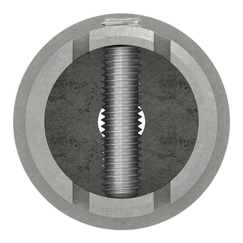 Anschlussstück 90°, Anschluss oben: 42,4mm, V2A