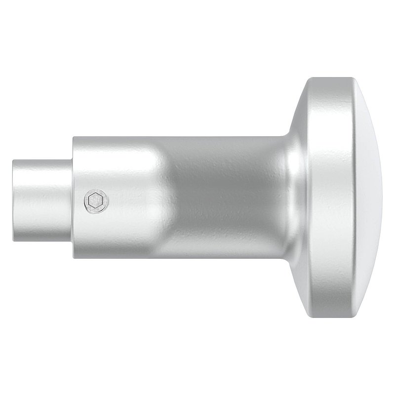 Bouton de porte coudé