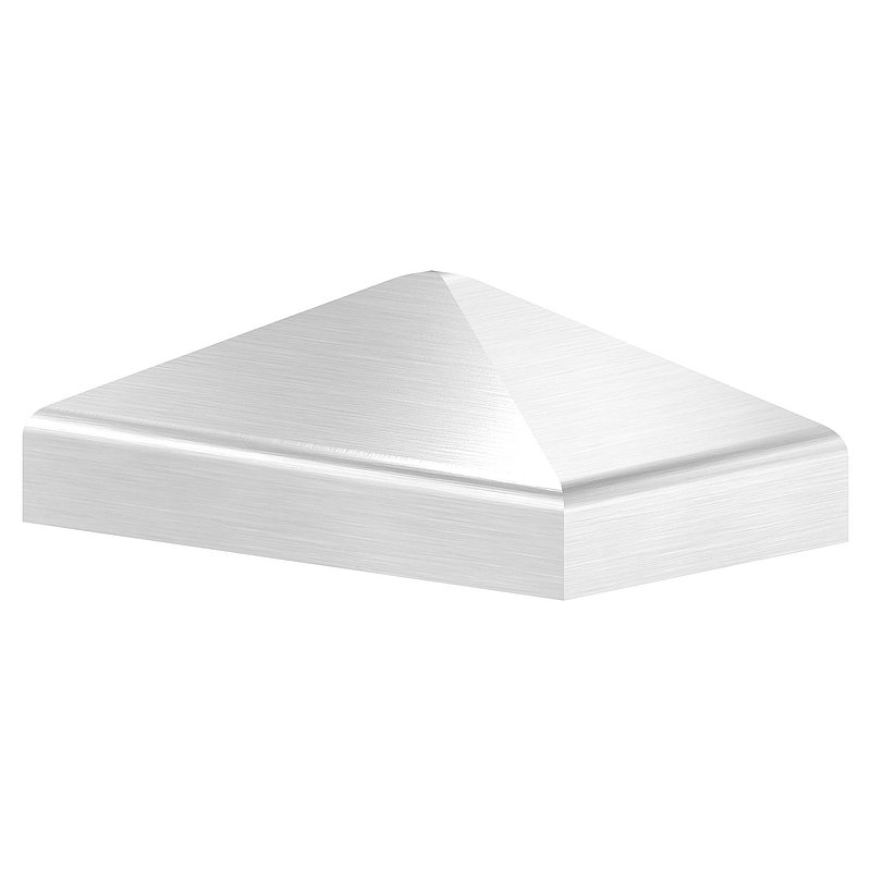 Pfeilerbedecker für 50x30mm, Oberfl. geschl., V2A