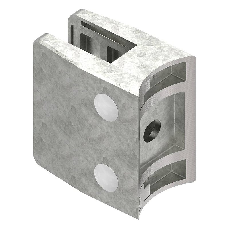 Pince à verre modèle 35, jonction: 60,3mm, zinc brut