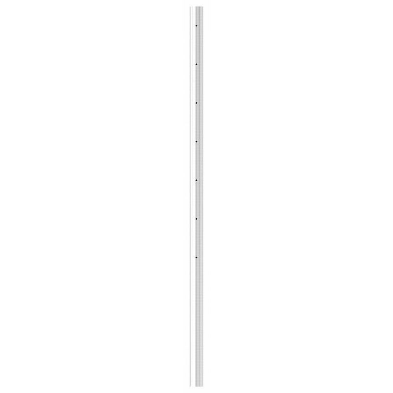 Stainless steel post made of 42.4 mm x 2.0 mm tube, AISI304