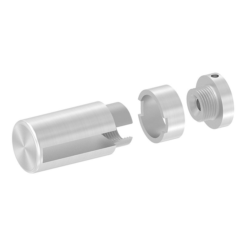 Brenk base holder for flat bars 50x8mm, ALU