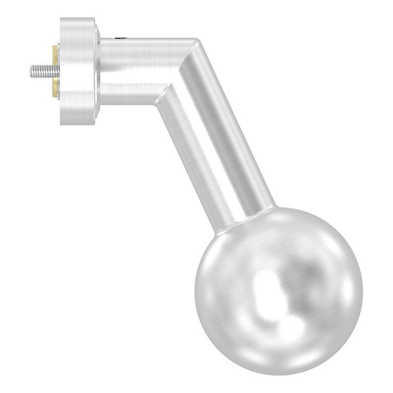 Drückerknopf, Ø 50mm, drehbar, V2A