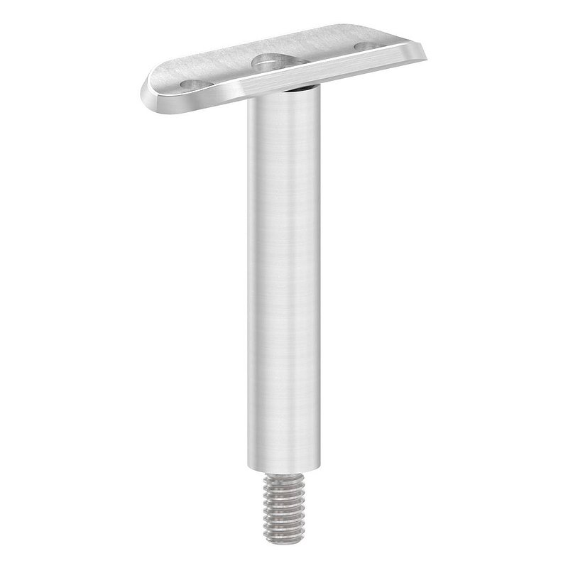 Stift Ø 14mm mit Handlaufanschlussplatte für Rohr 33,7mm, V2A