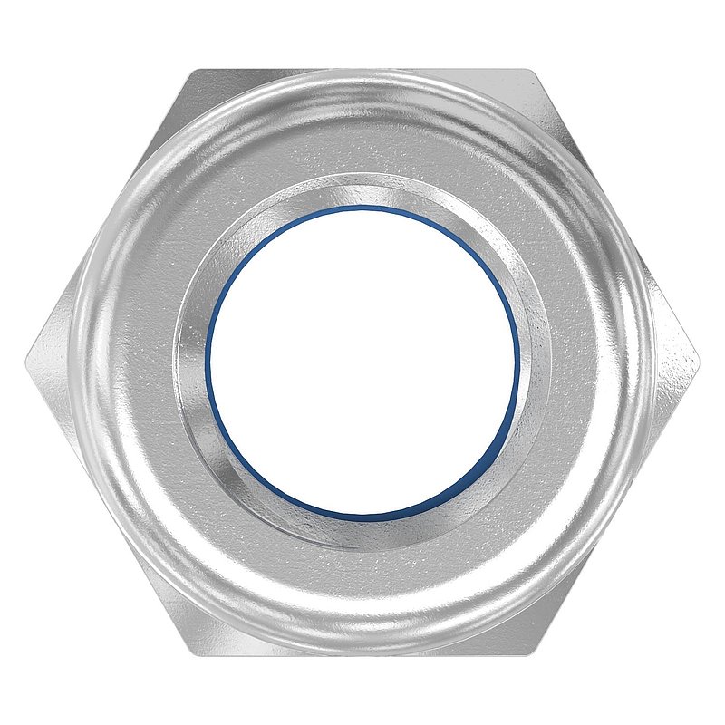 Écrou hexagonal frein M12, DIN 985, V2A