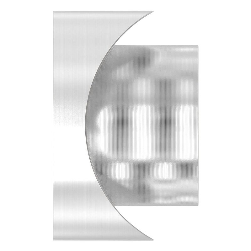 Threaded sleeve, suitable for hinge 120-M16-VA, for tube 33.7mm, AISI304