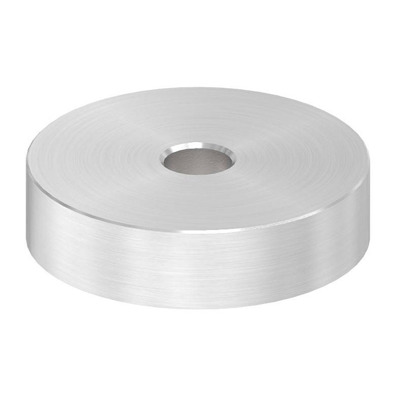 Unterteil Ø 40mm, mit Durchgangsbohrung , t: 10mm, V2A
