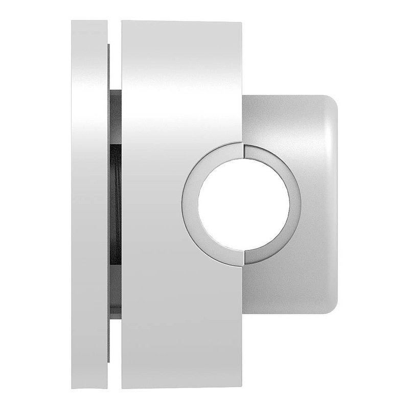 Brenk Halter Ø 50mm, Kunststoff, lichtgrau