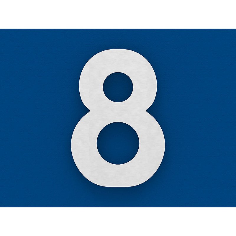 Numéro de maison 8 - "grand", V2A