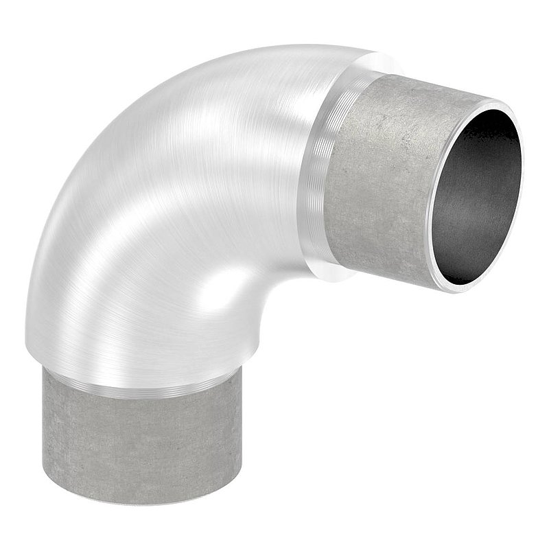 Tube coudé à 90°, pour tube Ø 33,7x2,5mm, V2A
