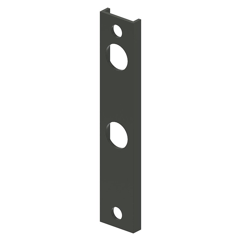 Adaptateur pour serrures de portes grillagées GTS2, pour tubes Ø 33 - 60mm, RAL 6009