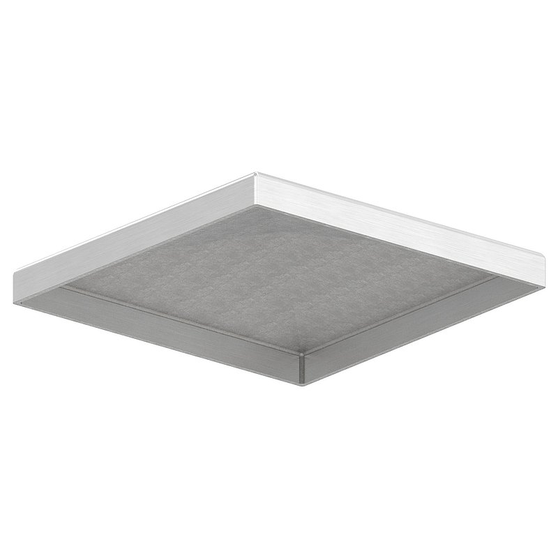 Chapeau pyramidal, pour tube carré 100x100mm, V2A