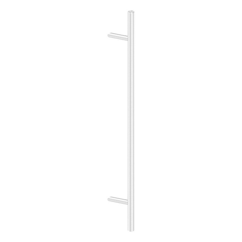 Push handle incl. bracket with 45° bevel 45° with L: 1.2m, AISI304