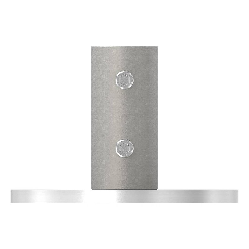 Wall and floor anchor, for tube 33.7x2.0mm, AISI304