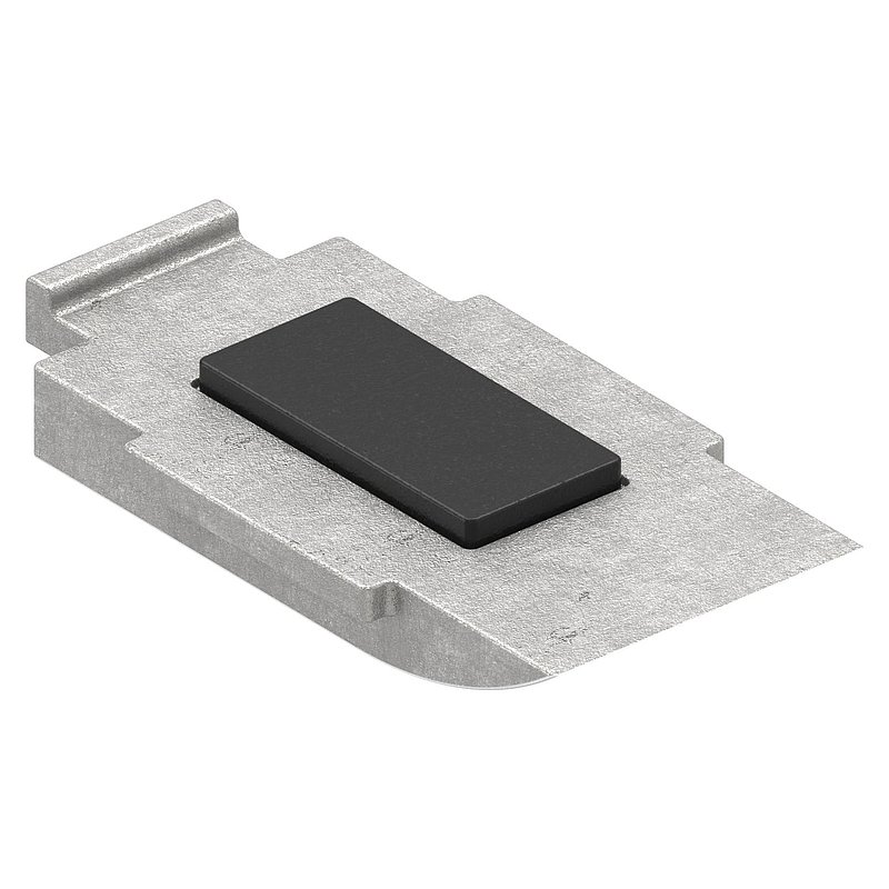 Sicherungsplatte für Mod. 38 , V2A