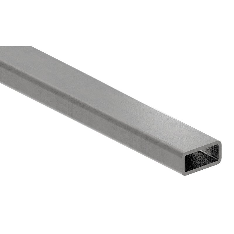 Rectangular tube S235JR, 40x20x3mm, L: 6000mm