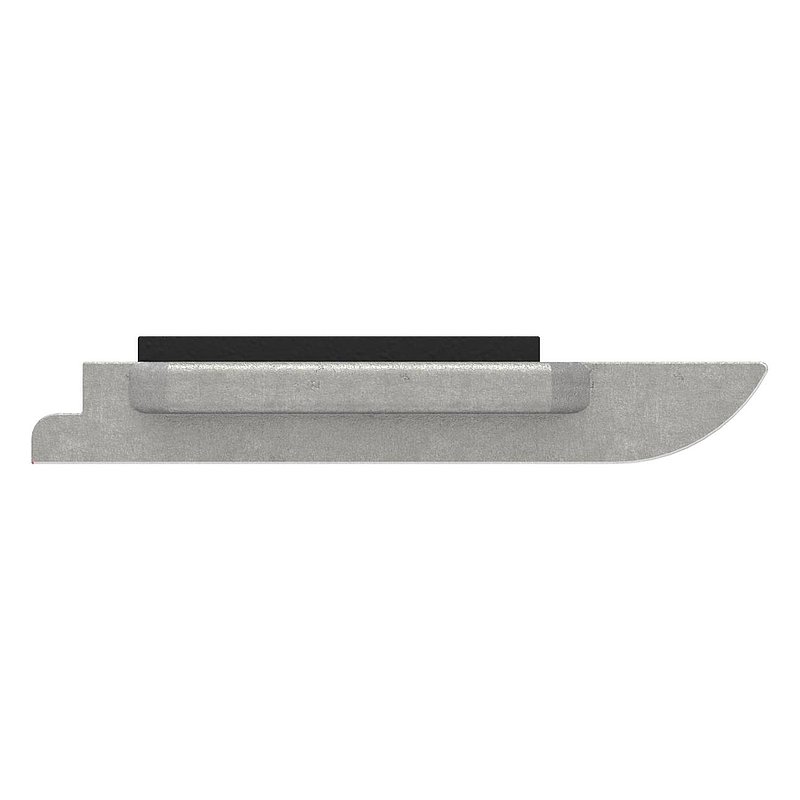 Safety plate for Mod. 45 for adjustable glass clamp, AISI316