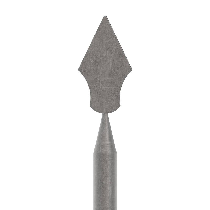 Barre de clôture Ø12mm, H : 1060mm, bout conique et pointe décorative