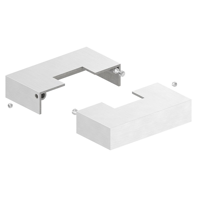 Cover rosette, 109x109x25mm, AISI316