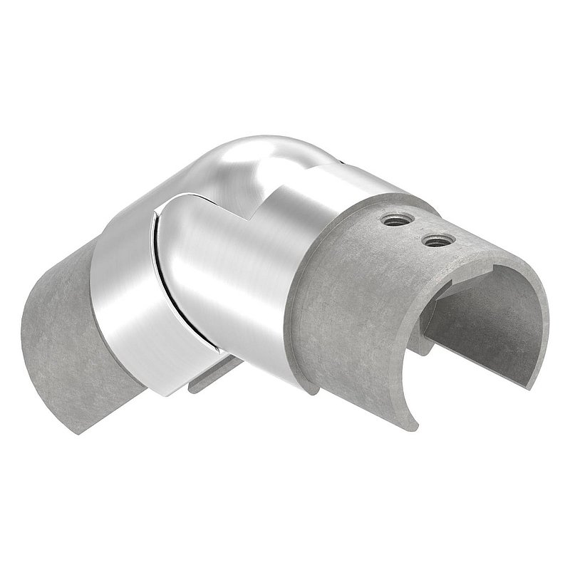 Verbinder flexibel für Nutrohr 42,4mm, V2A