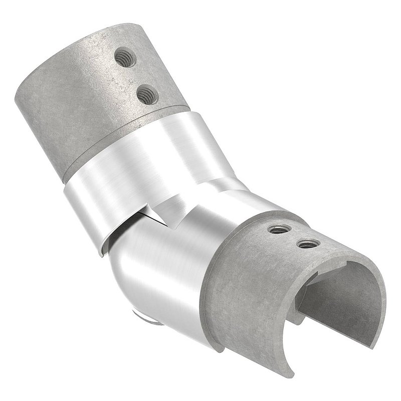 Verbinder flexibel für Nutrohr 42,4mm, V2A