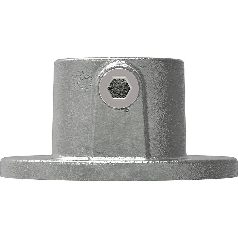 Wall bracket with 4 holes, for pipe Ø 42.4 mm