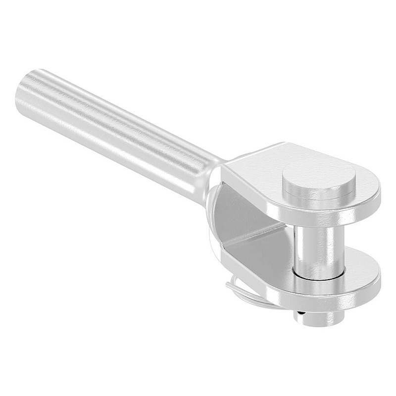 Châpe à sertir pour câble Ø 6mm, V4A