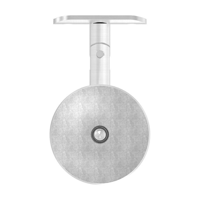 Handlaufhalter mit Gelenk, Handlaufanschlussplatt 42,4mm, V2A