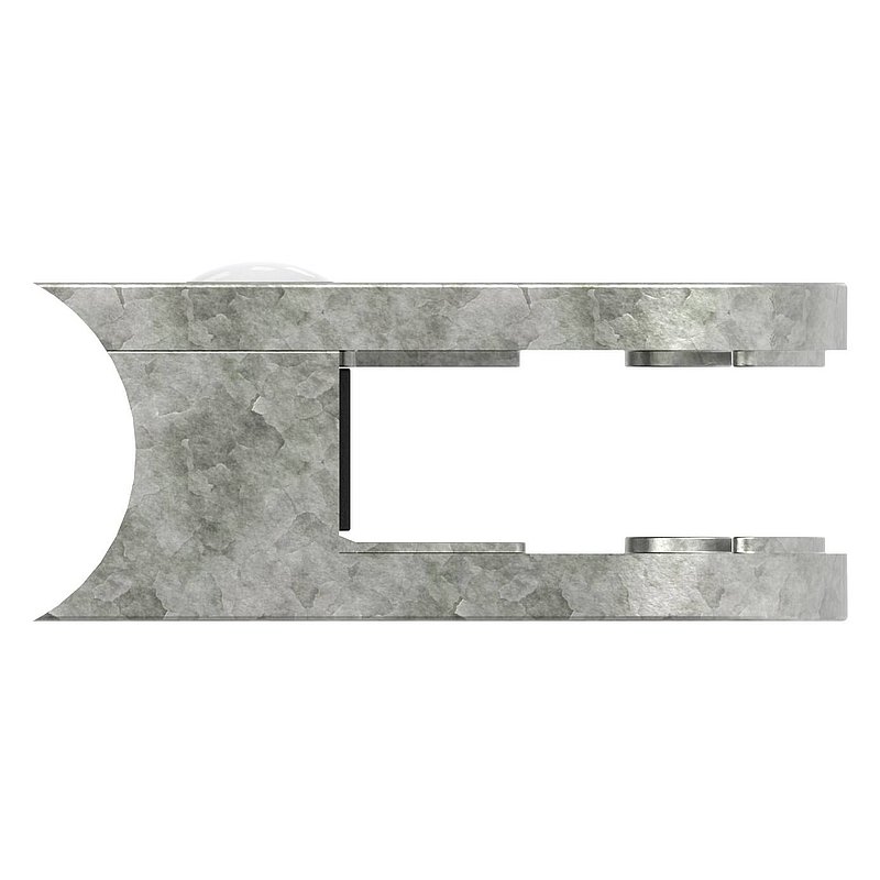 Pince à verre modèle 38, jonction: 33,7mm, zinc brut