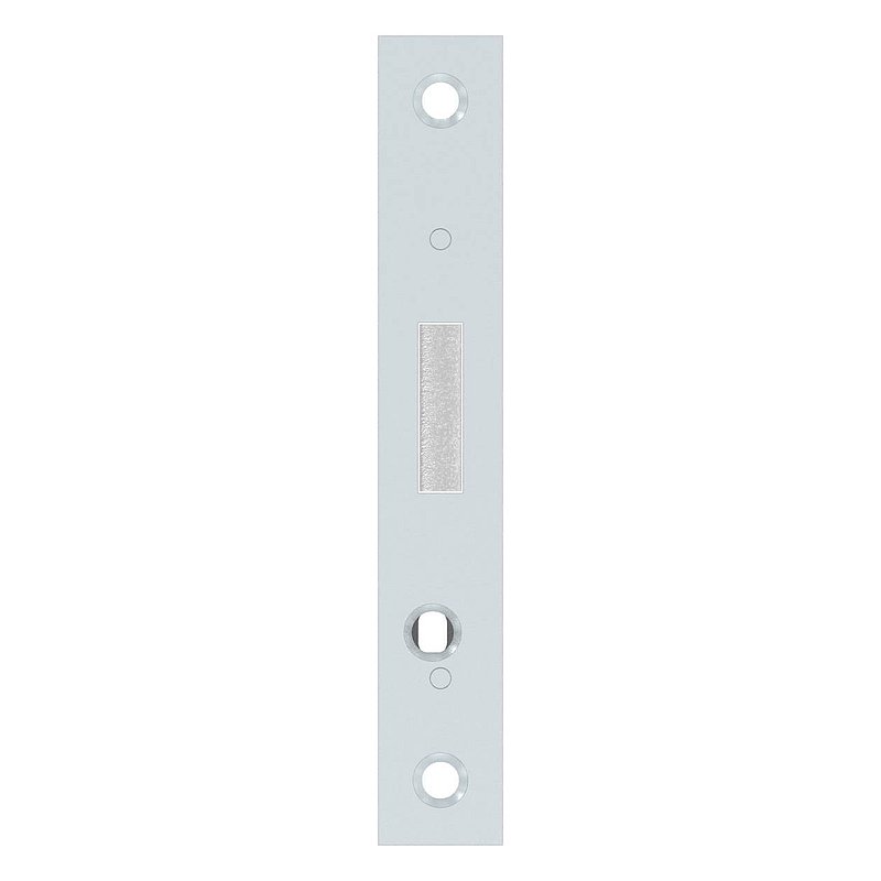 Serrure à pêne dormant pour profils tubulaires zingué, position du cylindre de serrure 22mm