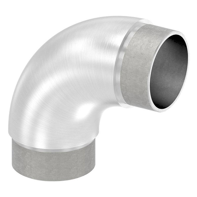 Tube coudé à 90°, pour tube Ø 48,3x2,0mm, V2A