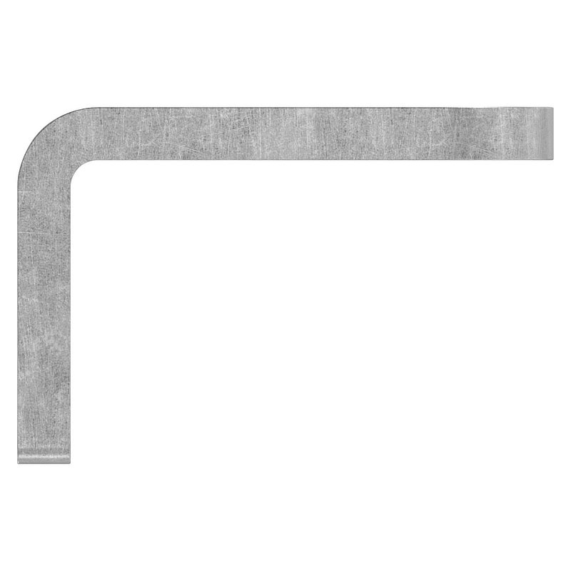 Angle welding bracket, 60x40x25x6mm