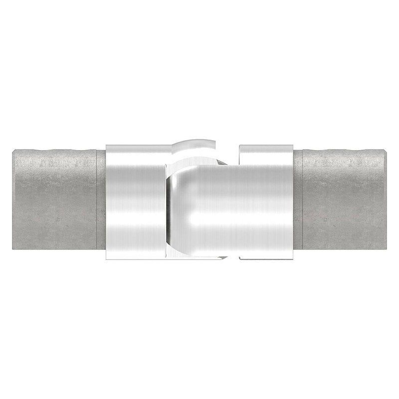 Verbinder flexibel für Nutrohr 42,4mm, V2A
