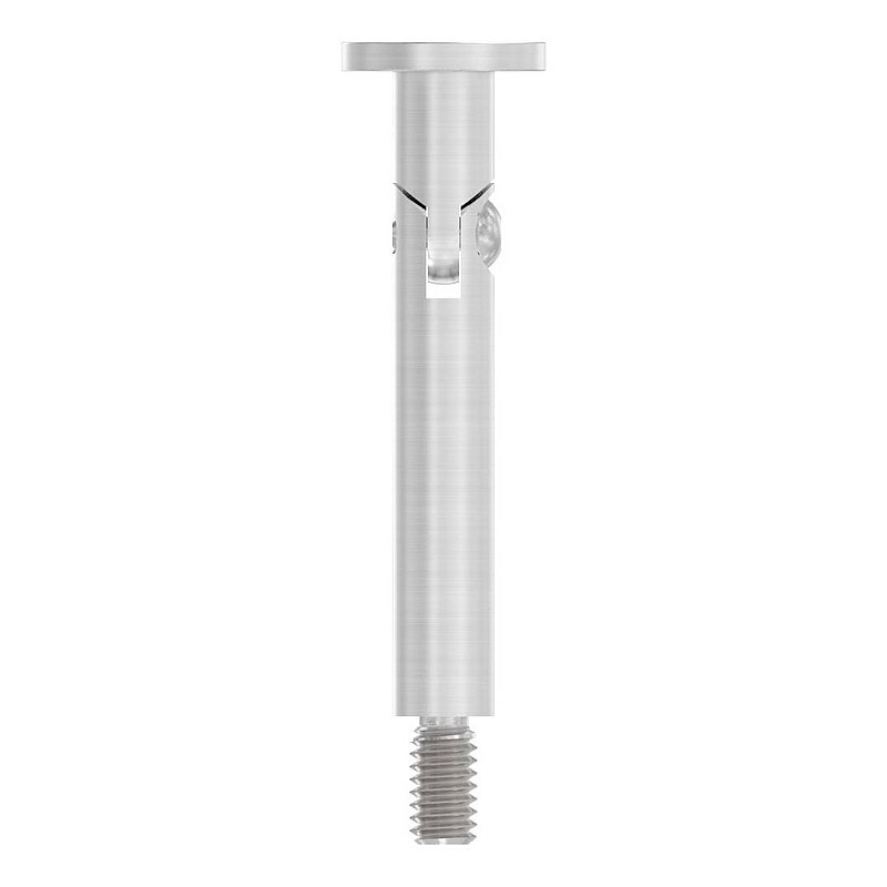 Gelenkstift Ø 12mm mit gerader Handlaufanschlussplatte, V2A