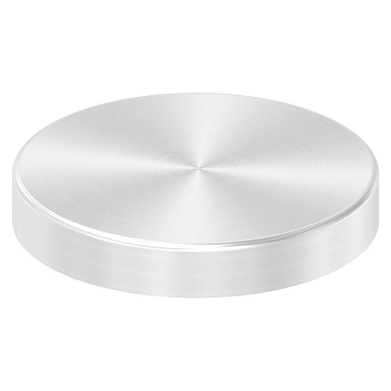 Cover rosette, 76x12mm, without hole, AISI304